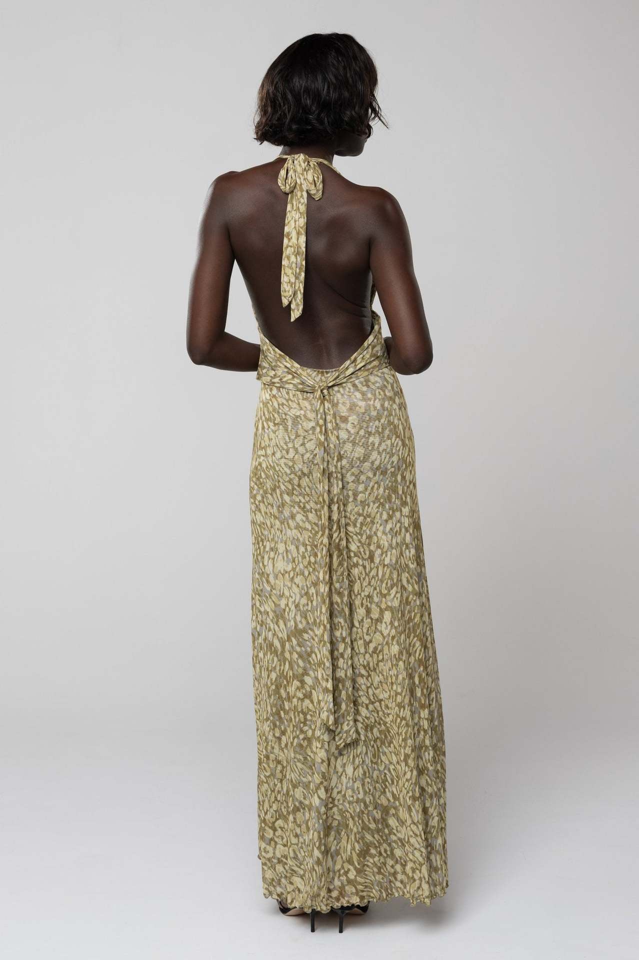 Amora™ Camoni Polka Dot Diary Maxi Dress