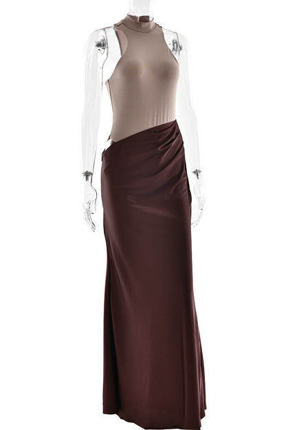 Amora™ Panelled Cutout Bodycon Dress