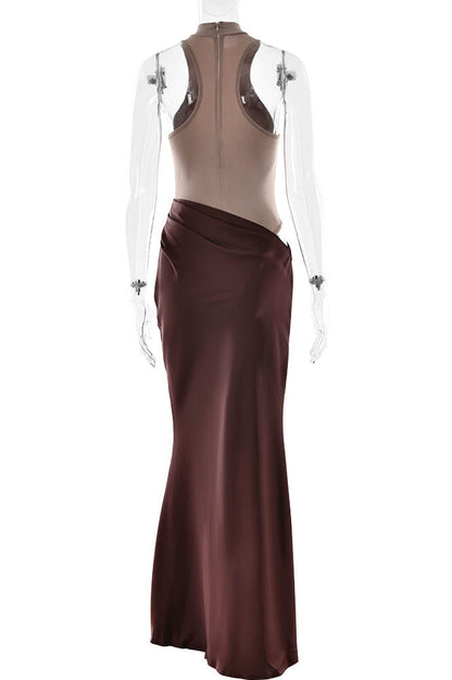Amora™ Panelled Cutout Bodycon Dress
