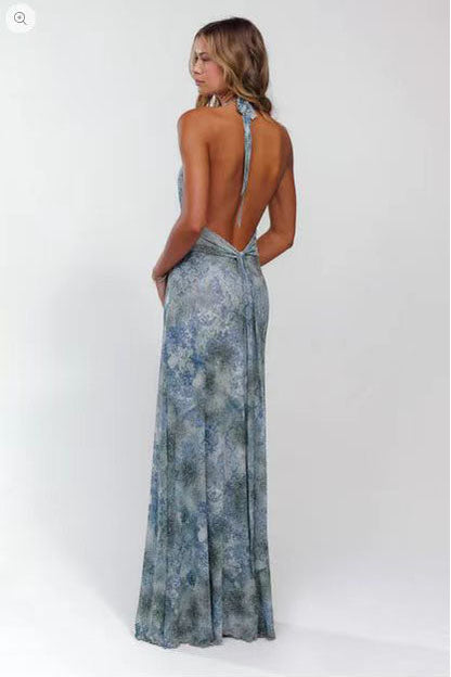 Amora™ Camoni Polka Dot Diary Maxi Dress