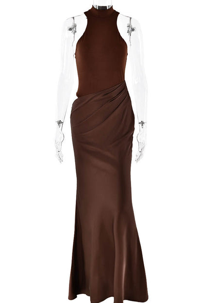 Amora™ Panelled Cutout Bodycon Dress