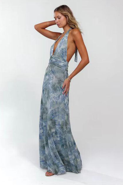 Amora™ Camoni Polka Dot Diary Maxi Dress