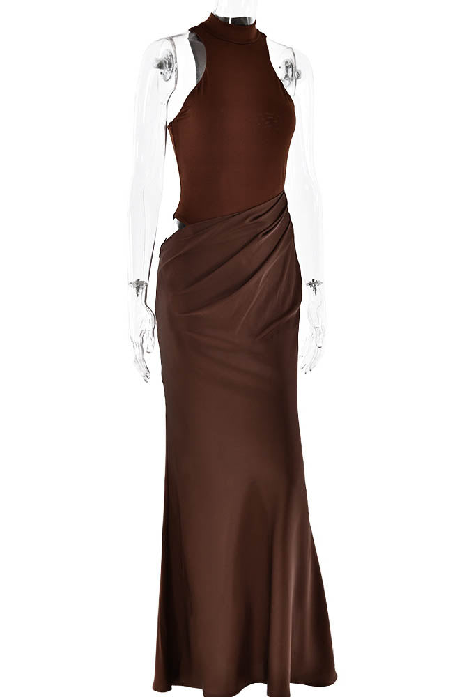 Amora™ Panelled Cutout Bodycon Dress