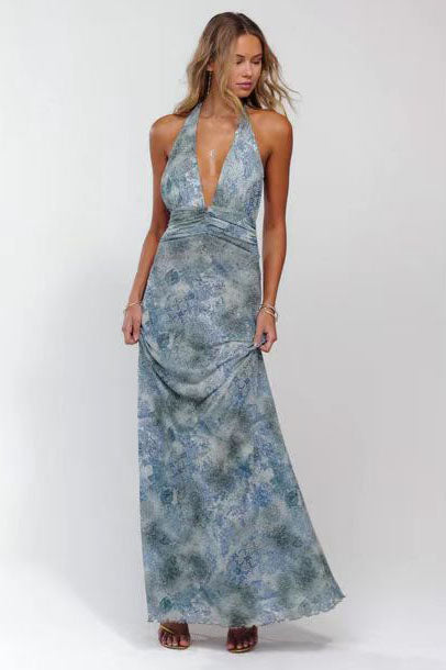 Amora™ Camoni Polka Dot Diary Maxi Dress