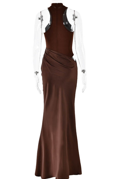 Amora™ Panelled Cutout Bodycon Dress