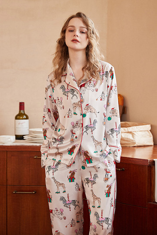Amora™ Sirk Baskılı Pijama Takımı