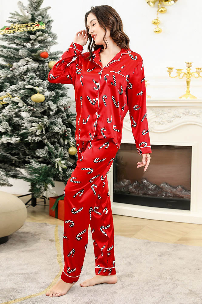 Amora™ Noel Şeker Desenli Pijama Takımı