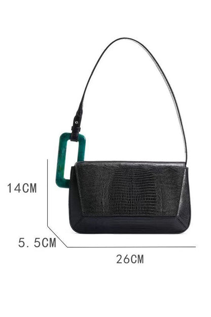 Amora™ Cute Style Trendy Color-Block Patchwork Bag