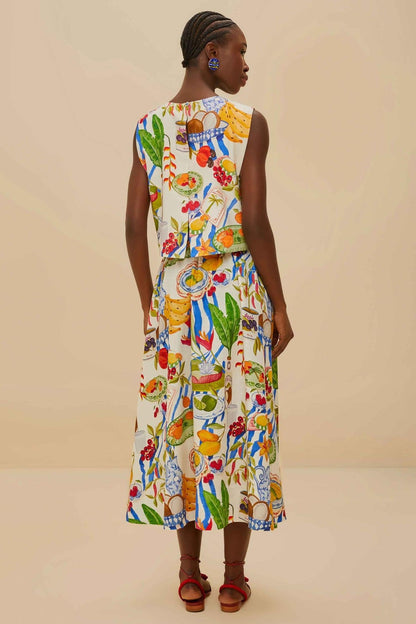 Amora™ Holiday Joy Fruit Color Skirt Set