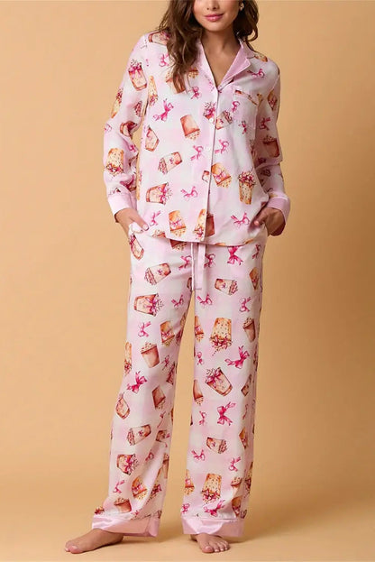 Amora™ Noel Festivali Çizgili Pijama Takımı