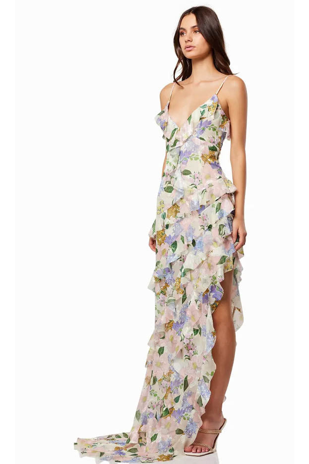 Amora™ Spring Summer Off-Shoulder Organza Dress