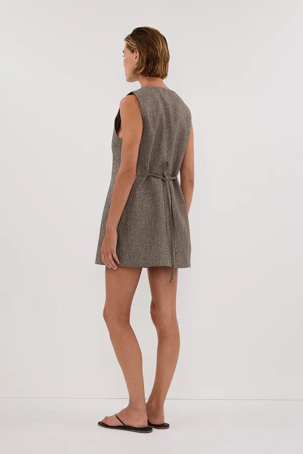 Amora™ Frankie Choc Tweed Tunik Yelek Seti