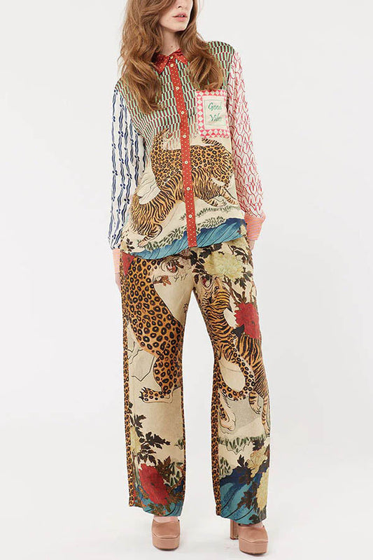 Amora™ Leopard Print Casual Set