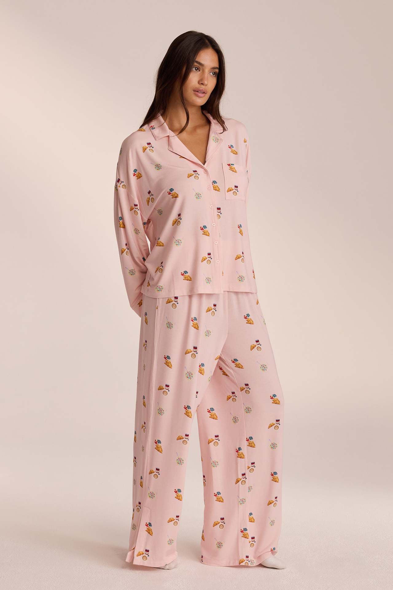 Amora™ Yemek Baskılı Pijama Takımı