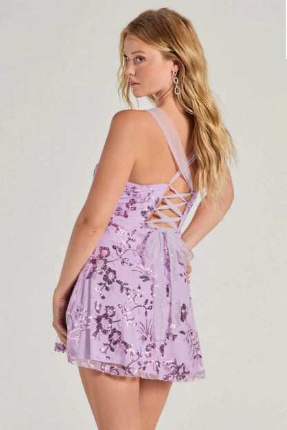 Amora™ Glam Night Sequin Slip Mini Dress