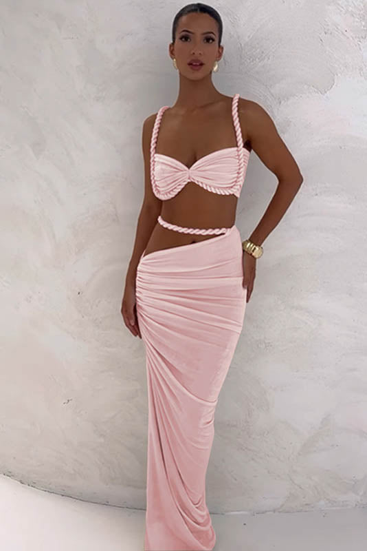 Amora™ Apricot Breeze Skirt Set