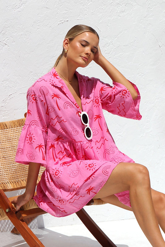Amora™ Shelby Elbise PEMBE