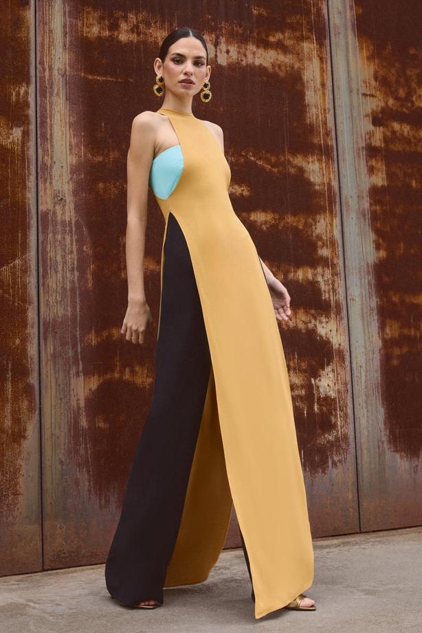 Amora™ Dark Turquoise Jumpsuit