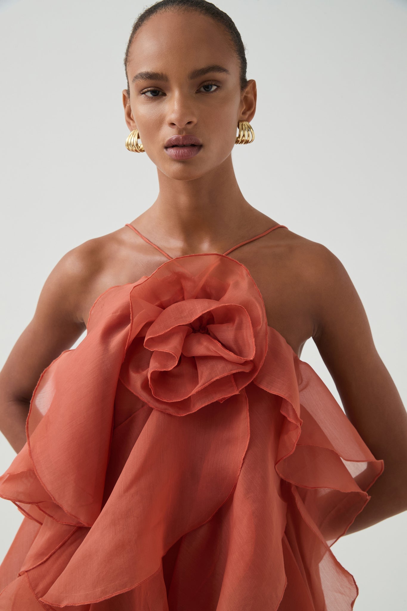Amora™ Tartar Castle Stacks Maxi Dress