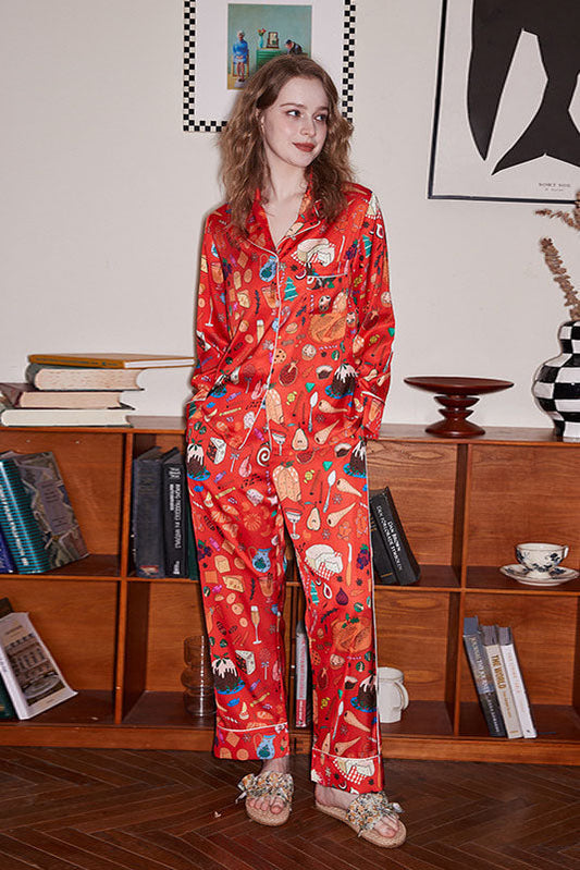 Amora™ Portakal Tatlı Pijama Takımı