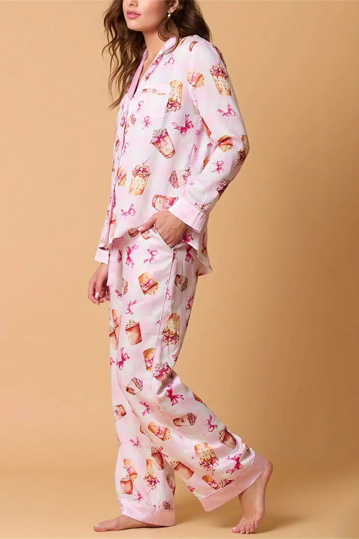 Amora™ Noel Festivali Çizgili Pijama Takımı
