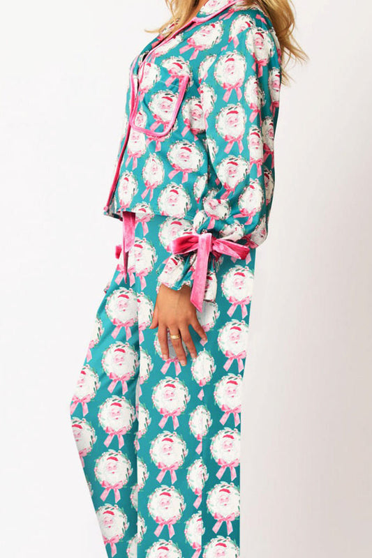 Amora™ Noel Baba Baskılı Pijama Takımı