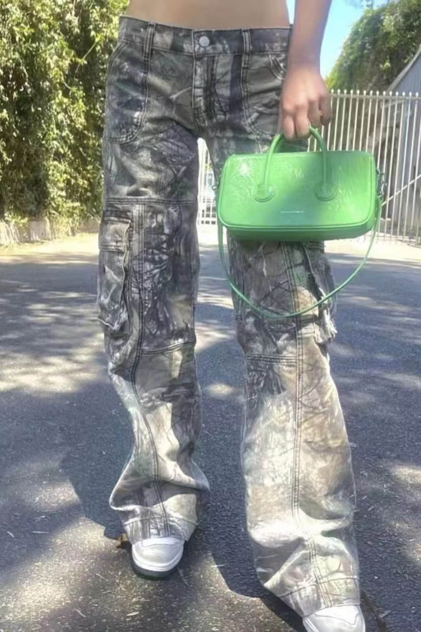 Amora™ Kamuflaj Düşük Bel Kargo
