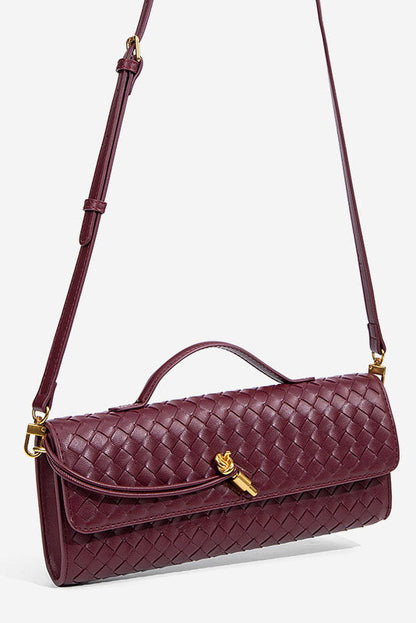 Amora™ Woven Design Evening Clutch Bag