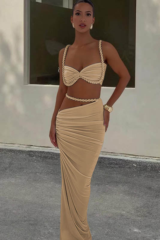 Amora™ Apricot Breeze Skirt Set