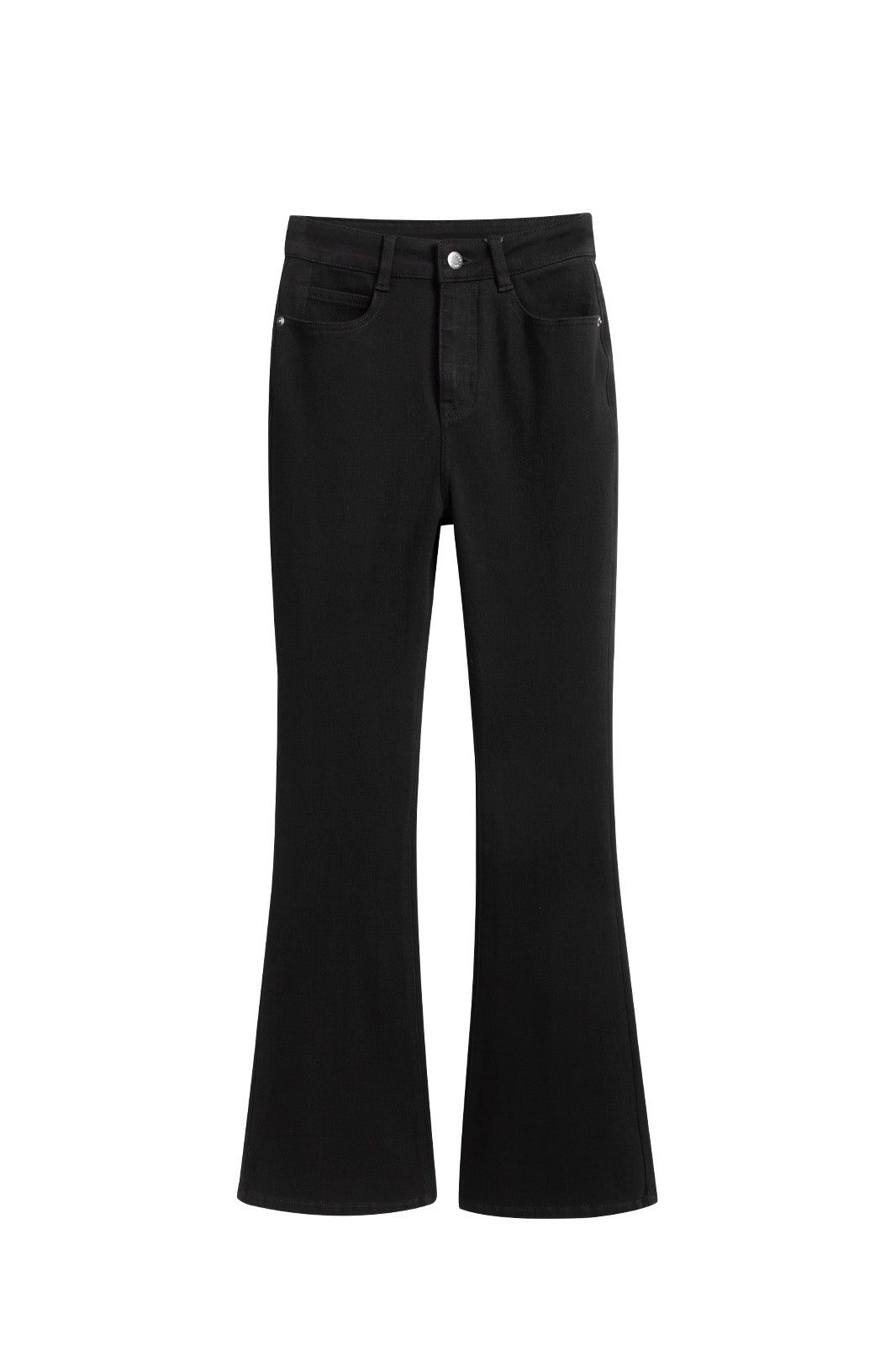 Amora™ Siyah Slim Flare Pantolon