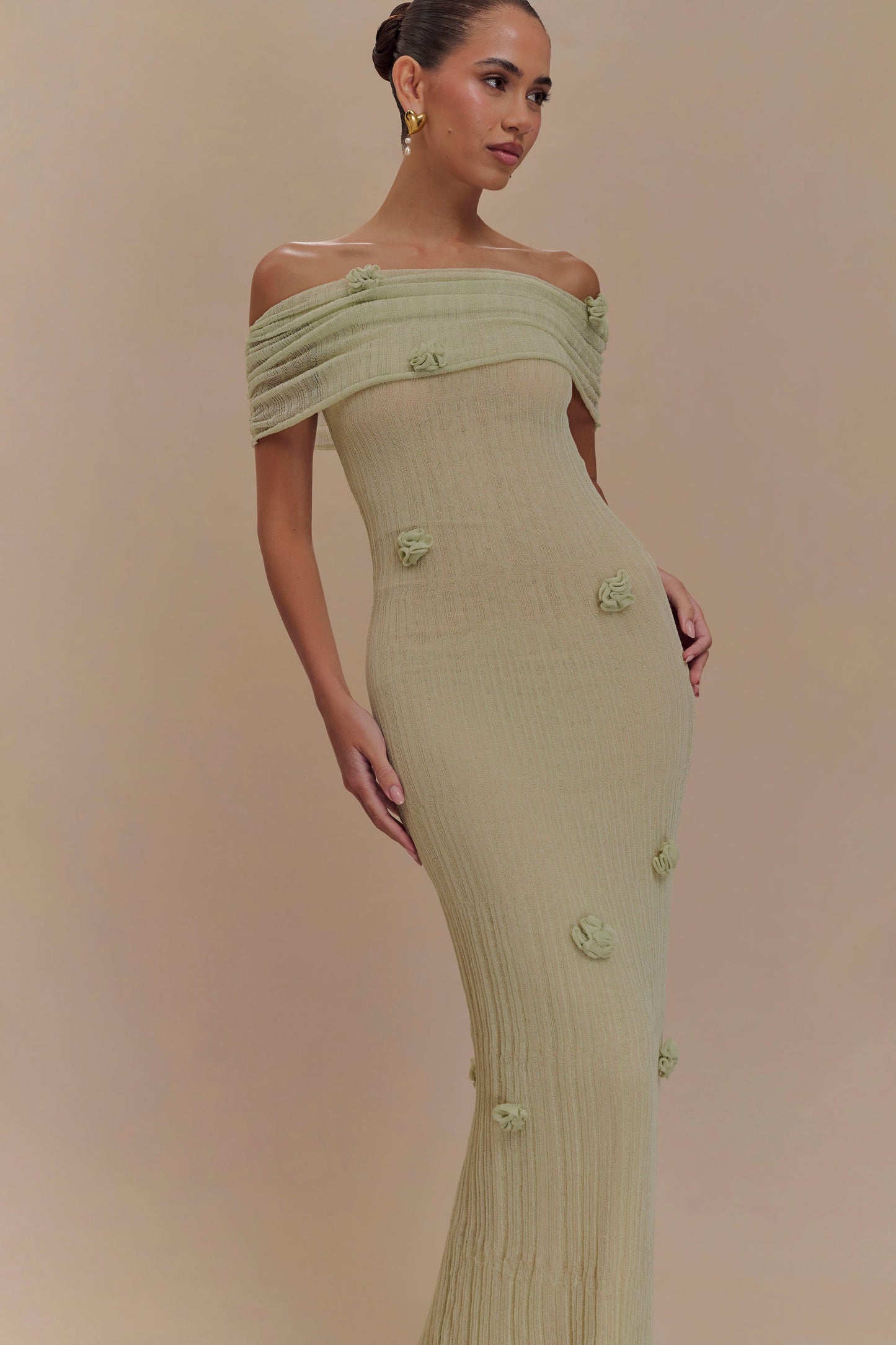 Amora™ Orchid Knit Maxi Dress