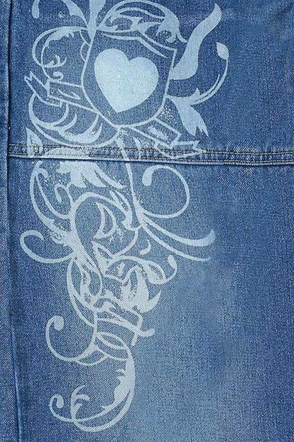 Amora™ Sokak Stili Yıkanmış Kot Pantolon