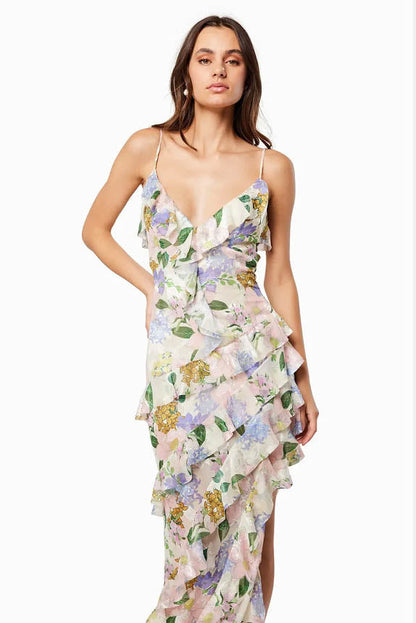 Amora™ Spring Summer Off-Shoulder Organza Dress