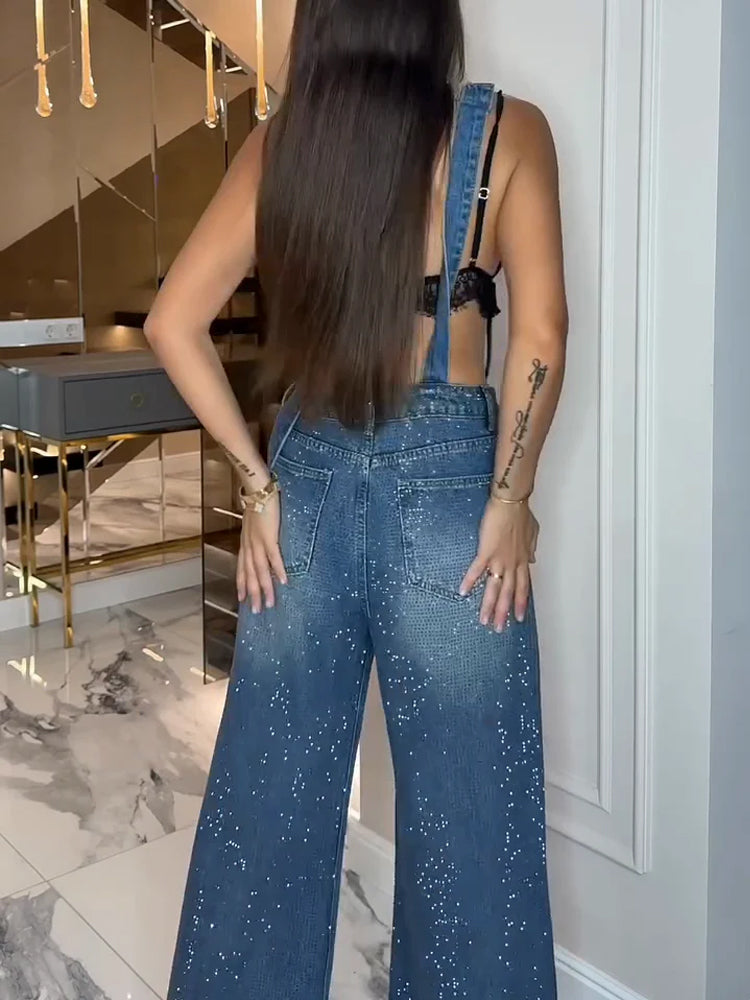 Amora™ Ripped Denim Overalls