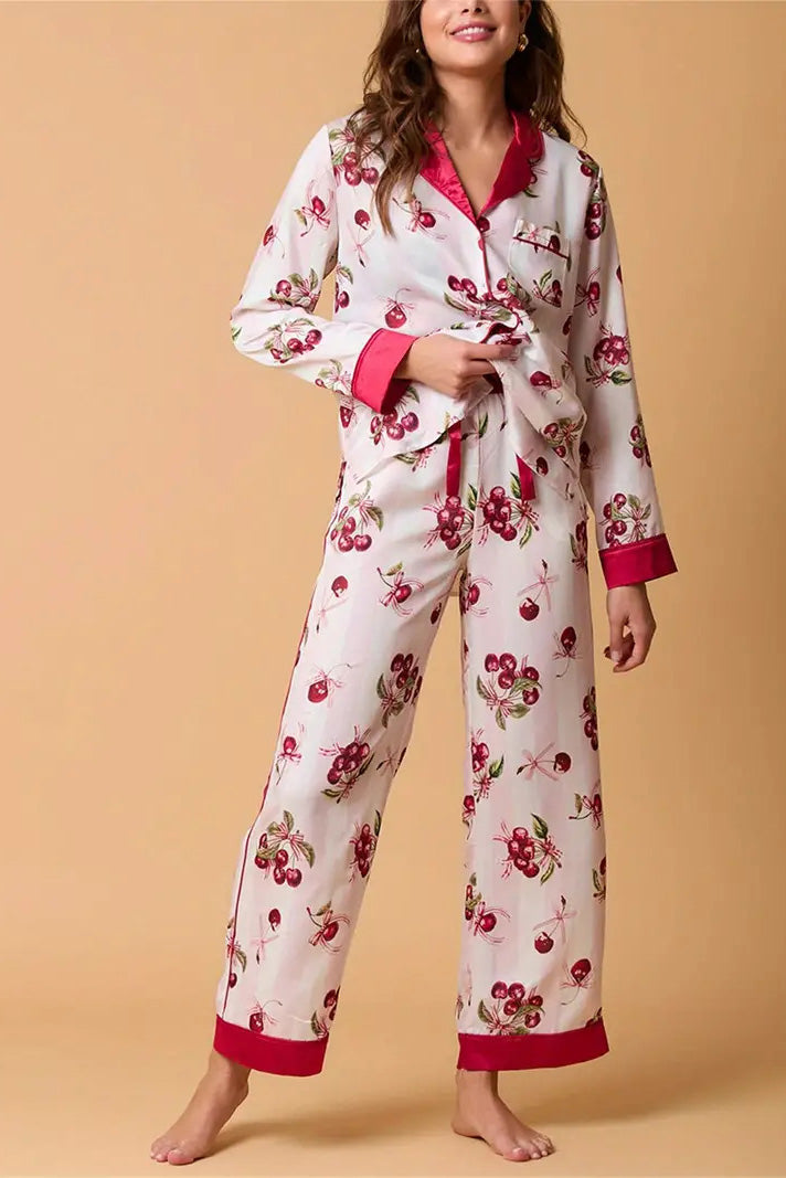 Amora™ Noel Festivali Çizgili Pijama Takımı
