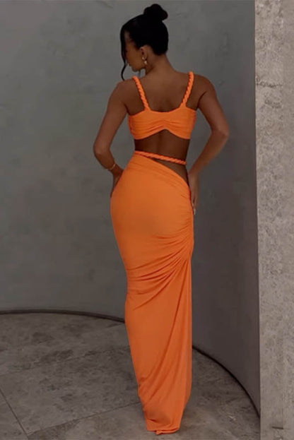 Amora™ Apricot Breeze Skirt Set