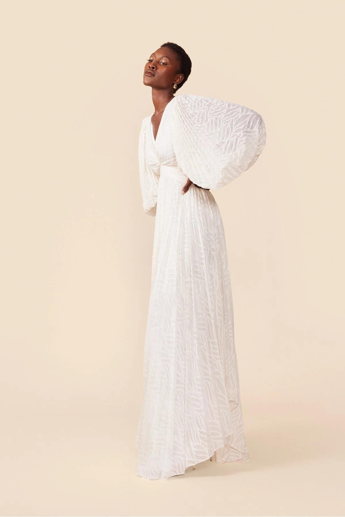 Amora™ Allegory Elsa Cream Maxi Dress