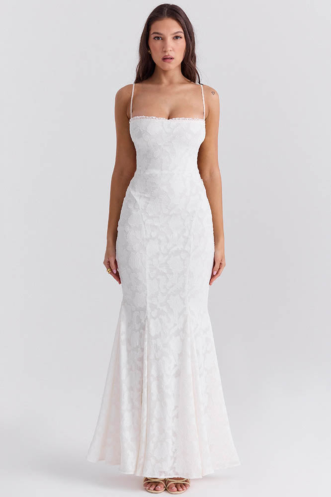 Amora™ Tied Allure – Backless Slim Dress