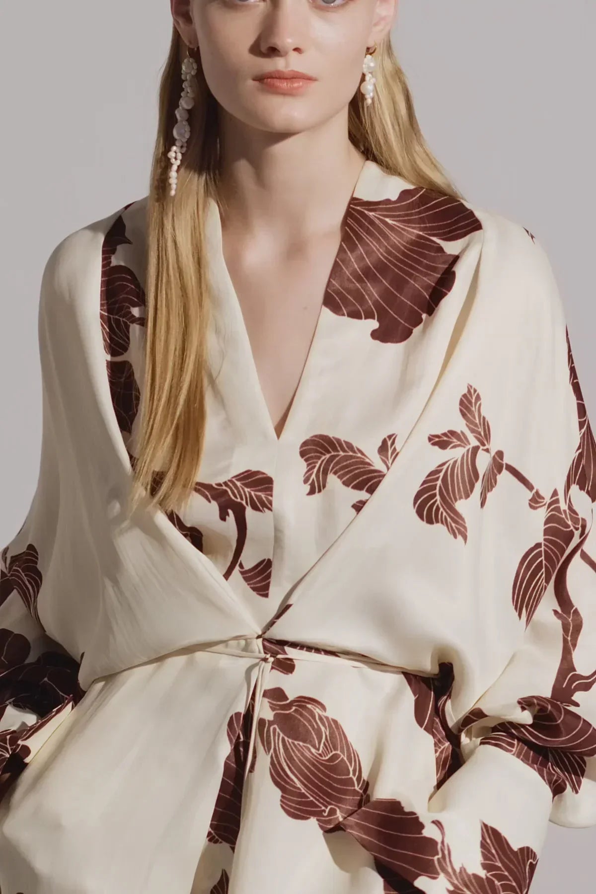 Amora™ Origami Baskılı Kimono Elbise