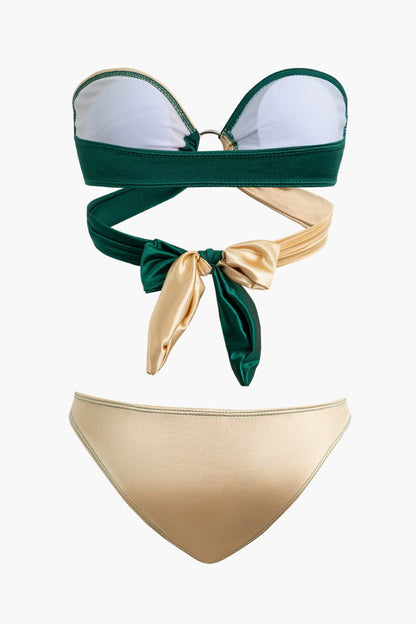 Amora™ Kontrast Düğümlü Bikini Seti