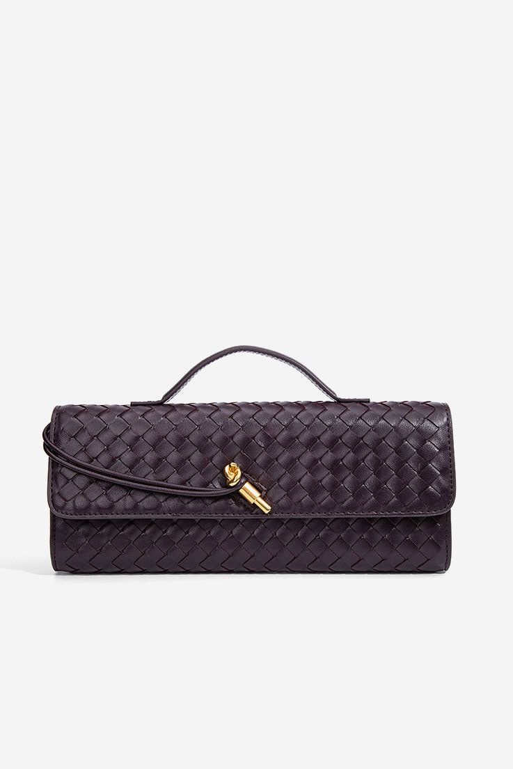 Amora™ Woven Design Evening Clutch Bag