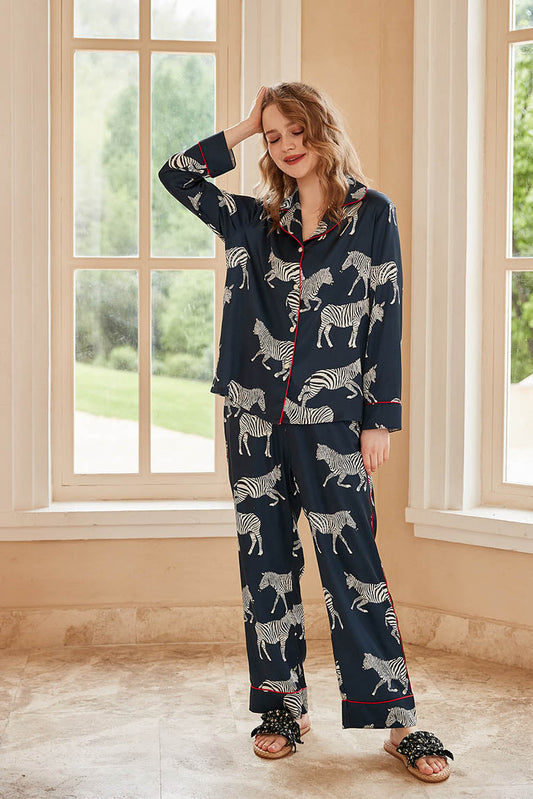 Amora™ Zebra Desenli Pijama Takımı