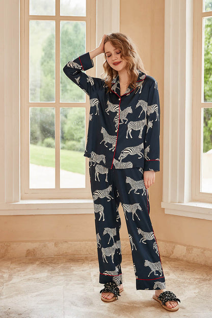 Amora™ Zebra Desenli Pijama Takımı