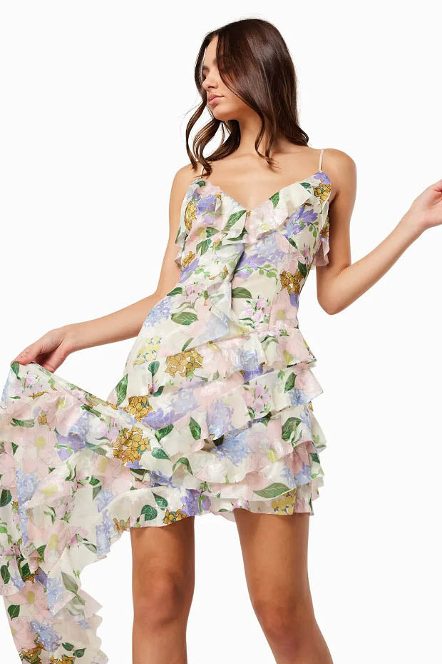 Amora™ Spring Summer Off-Shoulder Organza Dress