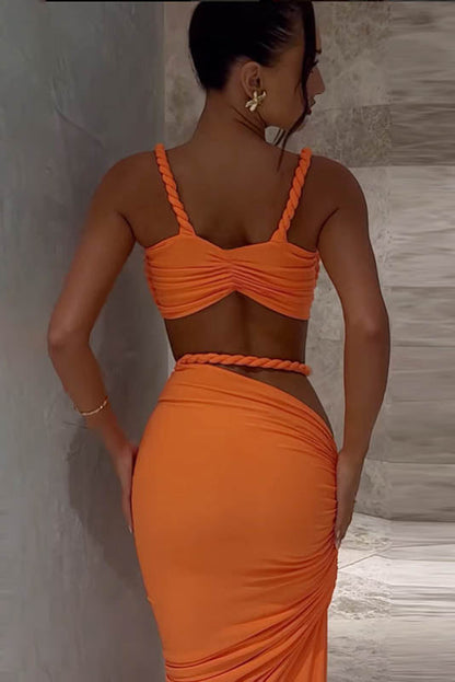 Amora™ Sea Breeze Halter Bikini & Skirt Set