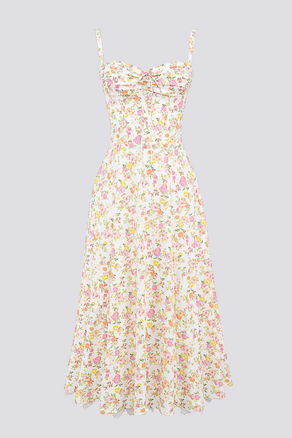 Amora™ Athenais Çiçekli Dantelli Maxi Elbise