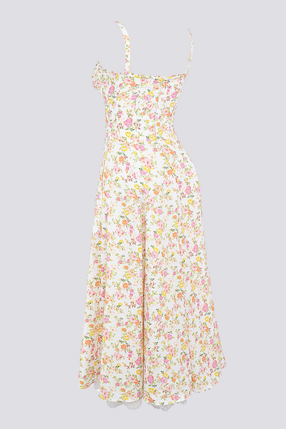 Amora™ Athenais Çiçekli Dantelli Maxi Elbise