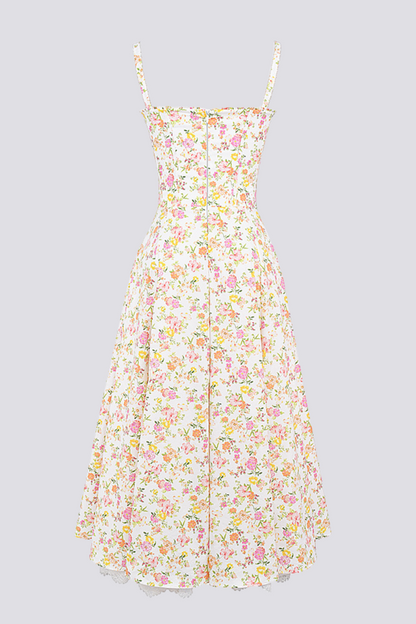 Amora™ Athenais Çiçekli Dantelli Maxi Elbise