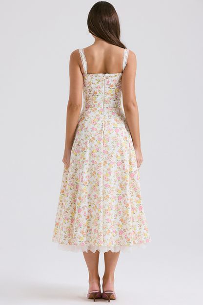 Amora™ Athenais Çiçekli Dantelli Maxi Elbise