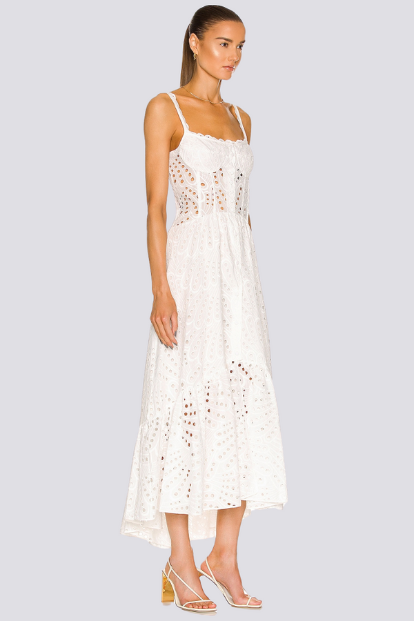 Amora™ Cassandra Spaghetti Hollow Maxi Elbise